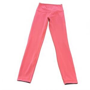 Lululemon leggings reversible pink grey leggings *flaw* see measurments